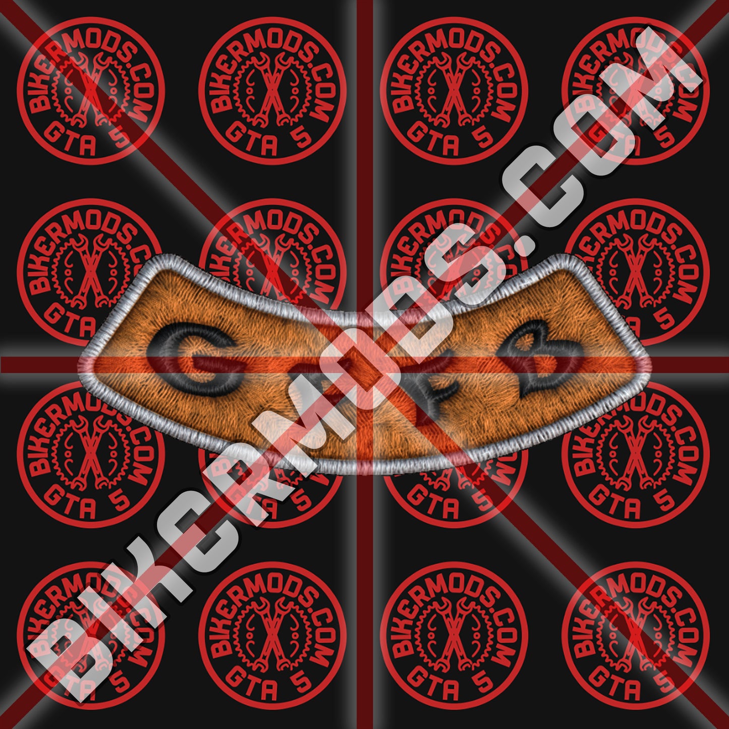 Grim Bastards MC GFFB Bottom Rocker