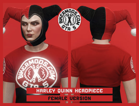 Harley Quinn Headpiece (Female) No Jester Neck