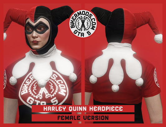 Harley Quinn Mask and Headpiece (Female)