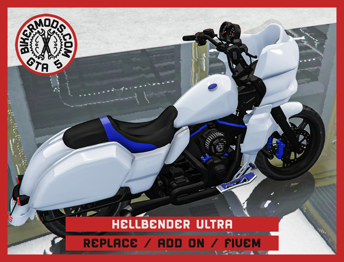 Hellbender Ultra (Replace / Add On / FiveM) 345k Poly (Animated RGB Lights)