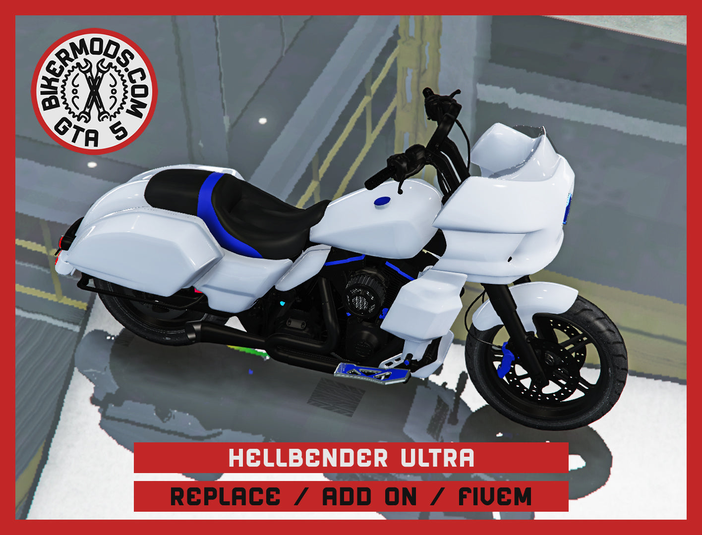 Hellbender Ultra (Replace / Add On / FiveM) 345k Poly (Animated RGB Lights)