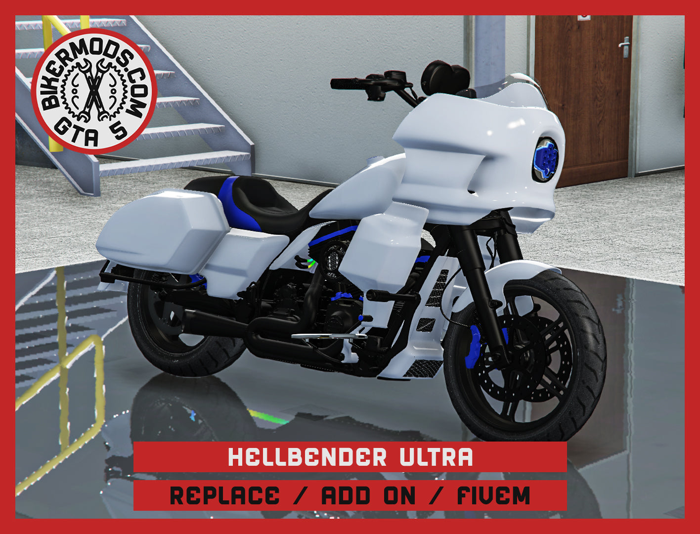 Hellbender Ultra (Replace / Add On / FiveM) 345k Poly (Animated RGB Lights)