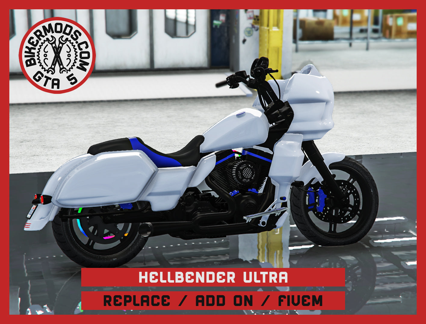 Hellbender Ultra (Replace / Add On / FiveM) 345k Poly (Animated RGB Lights)