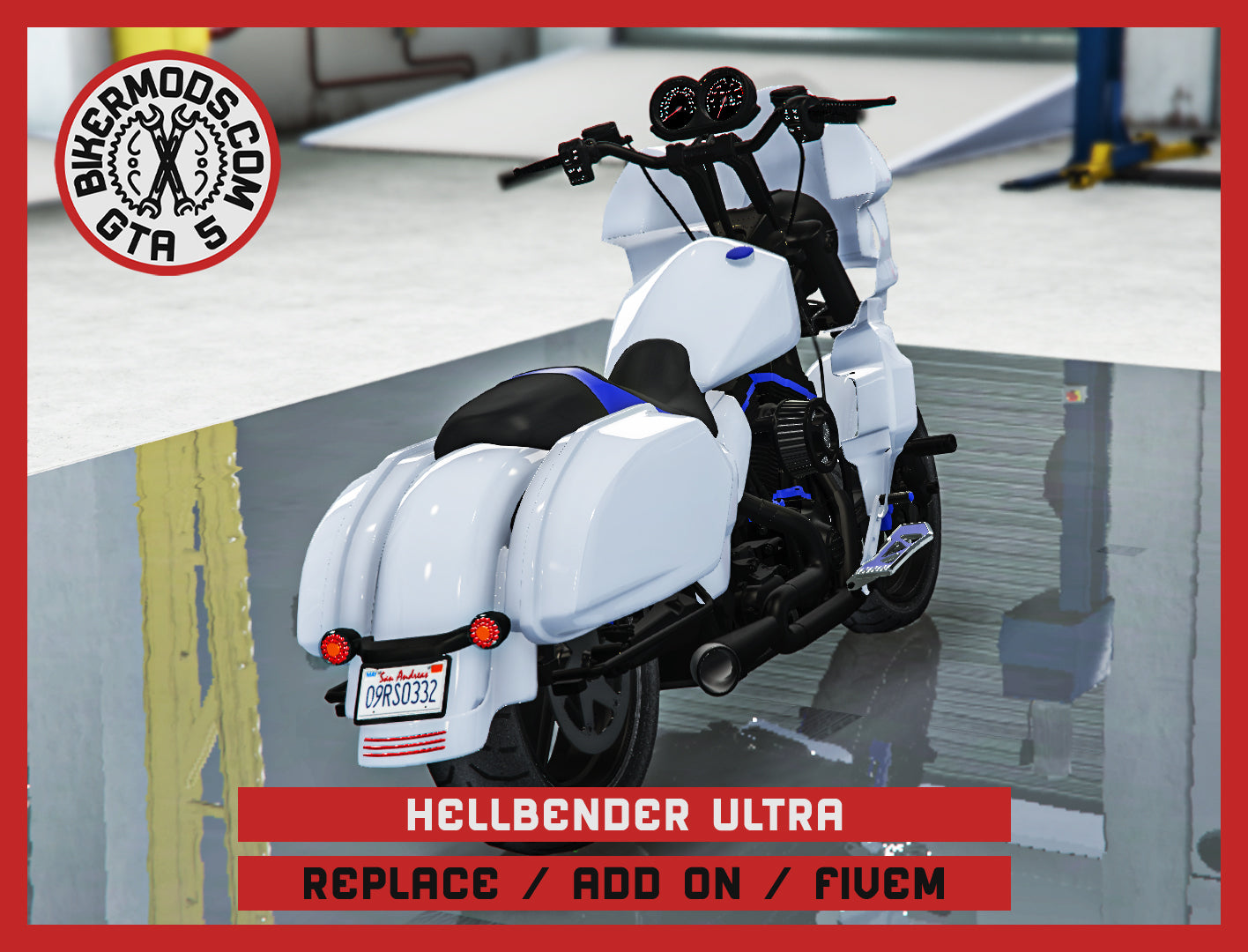 Hellbender Ultra (Replace / Add On / FiveM) 345k Poly (Animated RGB Lights)