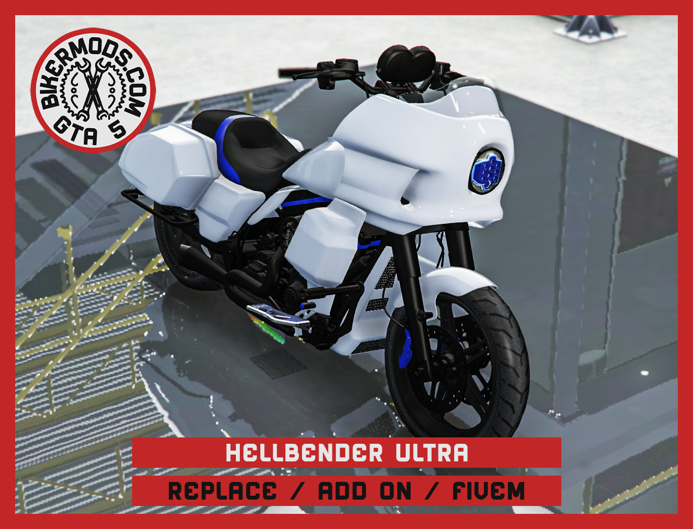 Hellbender Ultra (Replace / Add On / FiveM) 345k Poly (Animated RGB Lights)