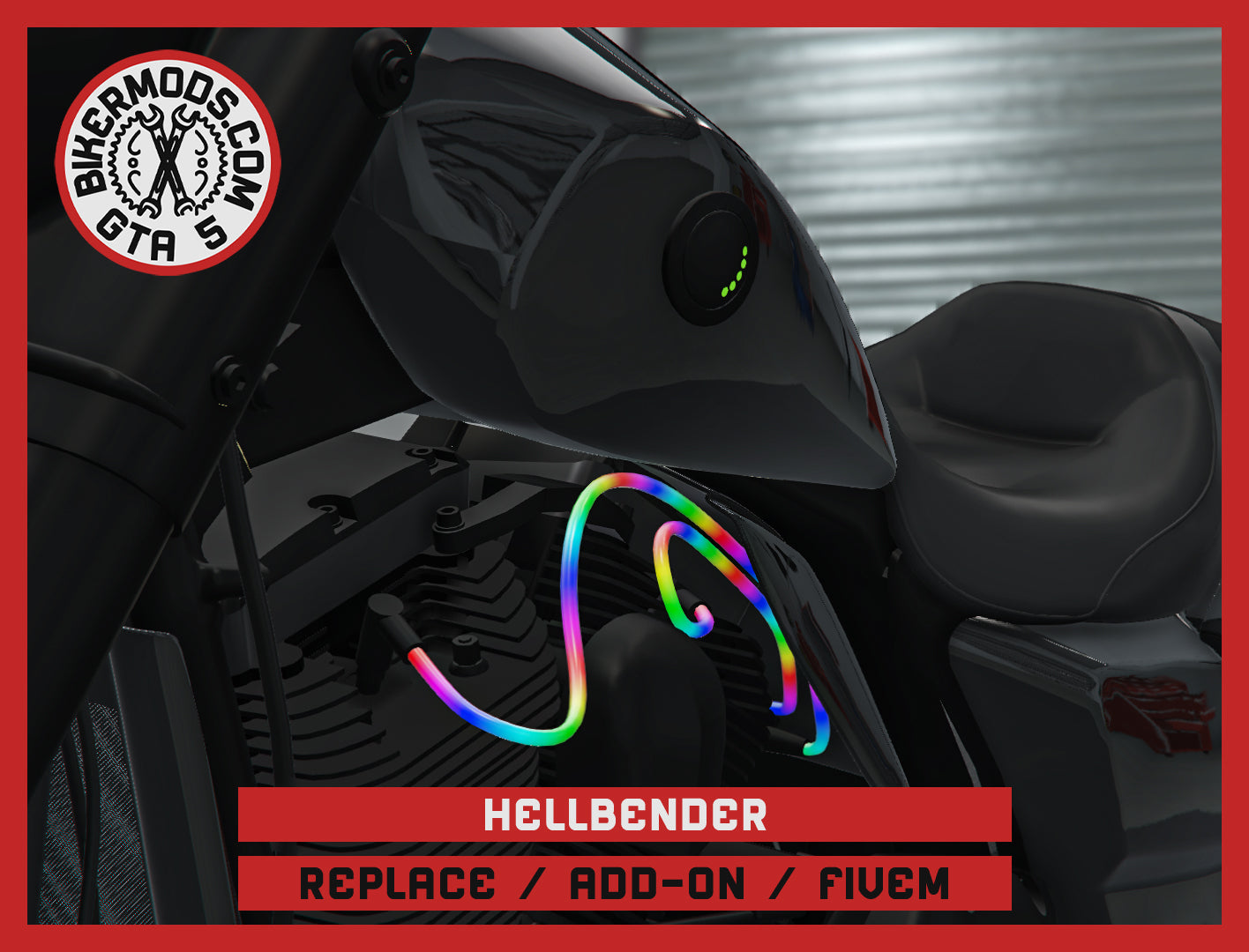 Hellbender (Replace / Add On / FiveM) 298k Poly (Animated RGB Lights)