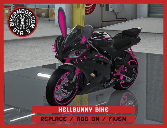 Hellbunny Bike (Replace / Add On / FiveM) 467k Poly