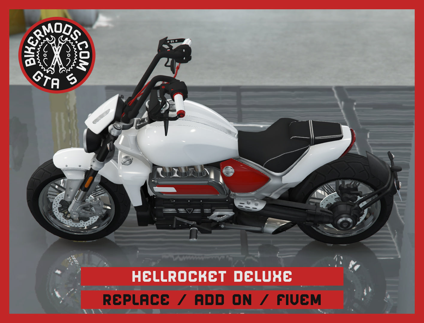 Hellrocket Deluxe (Replace / Add On / FiveM) 108k Poly