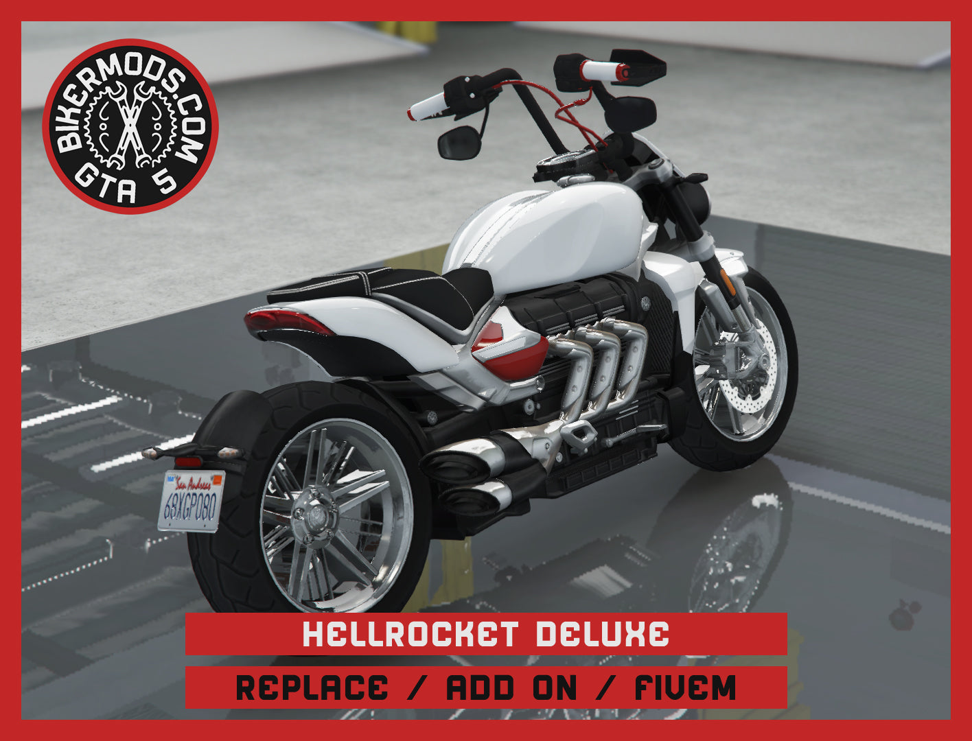 Hellrocket Deluxe (Replace / Add On / FiveM) 108k Poly