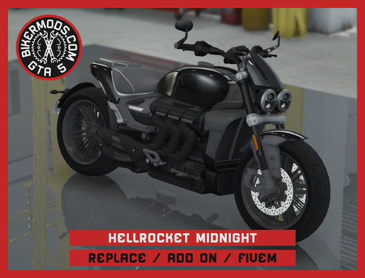 Hellrocket Midnight (Replace / Add On / FiveM) 91k Poly