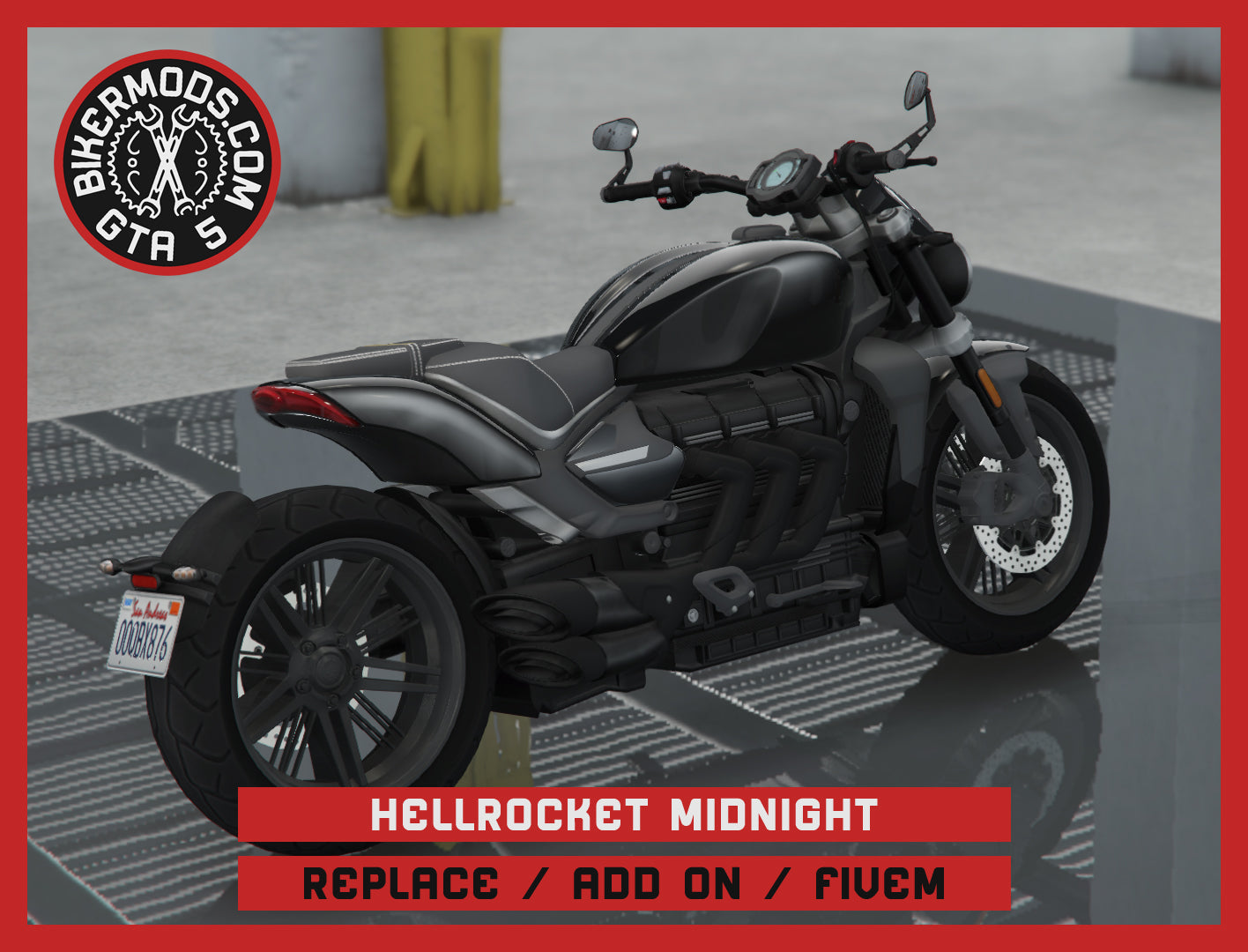 Hellrocket Midnight (Replace / Add On / FiveM) 91k Poly