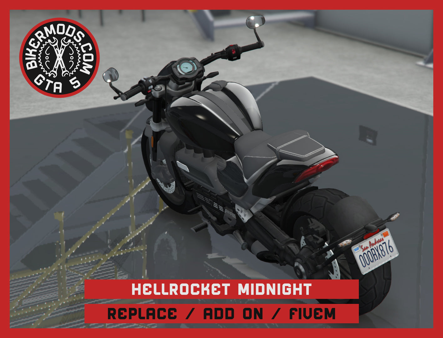 Hellrocket Midnight (Replace / Add On / FiveM) 91k Poly