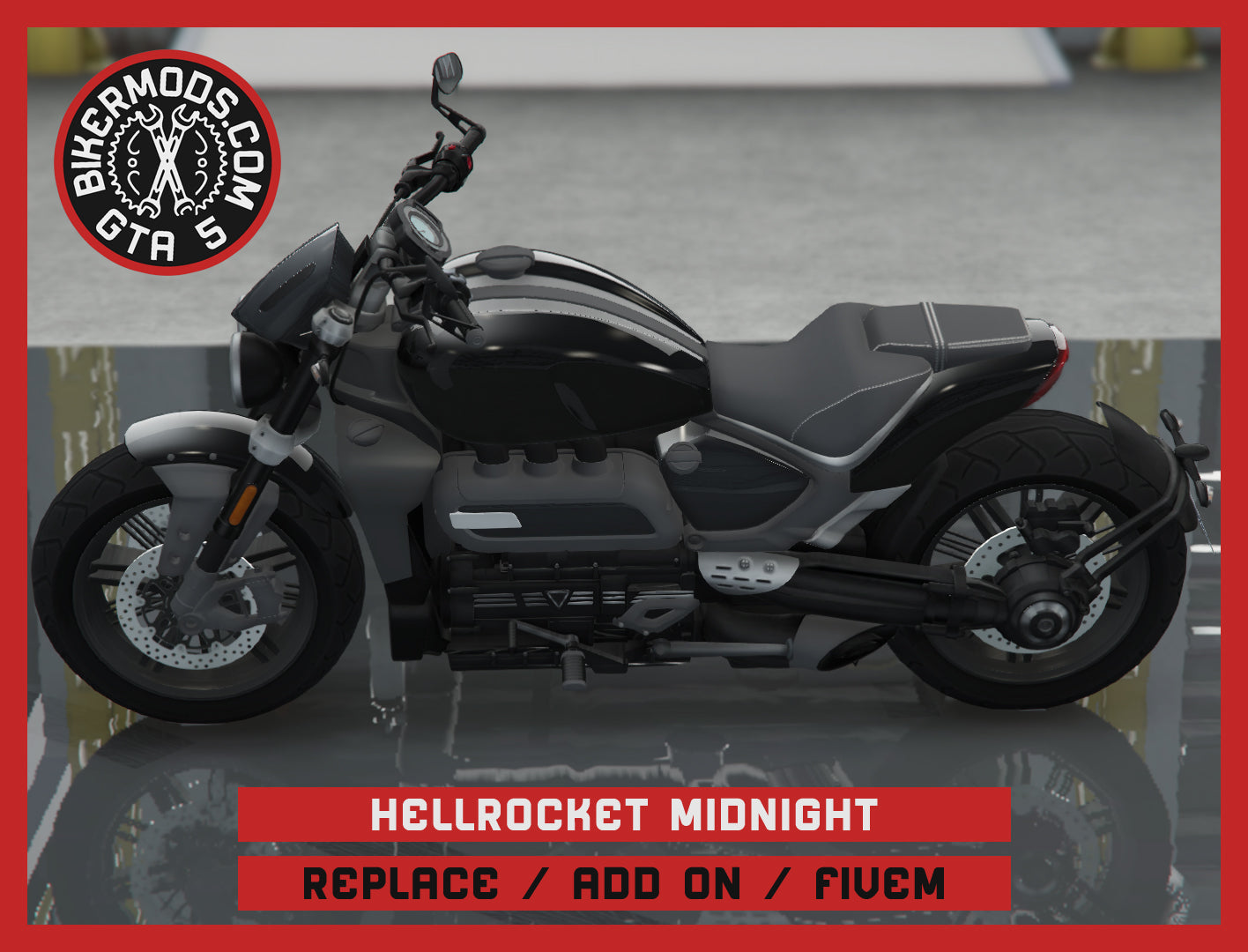 Hellrocket Midnight (Replace / Add On / FiveM) 91k Poly