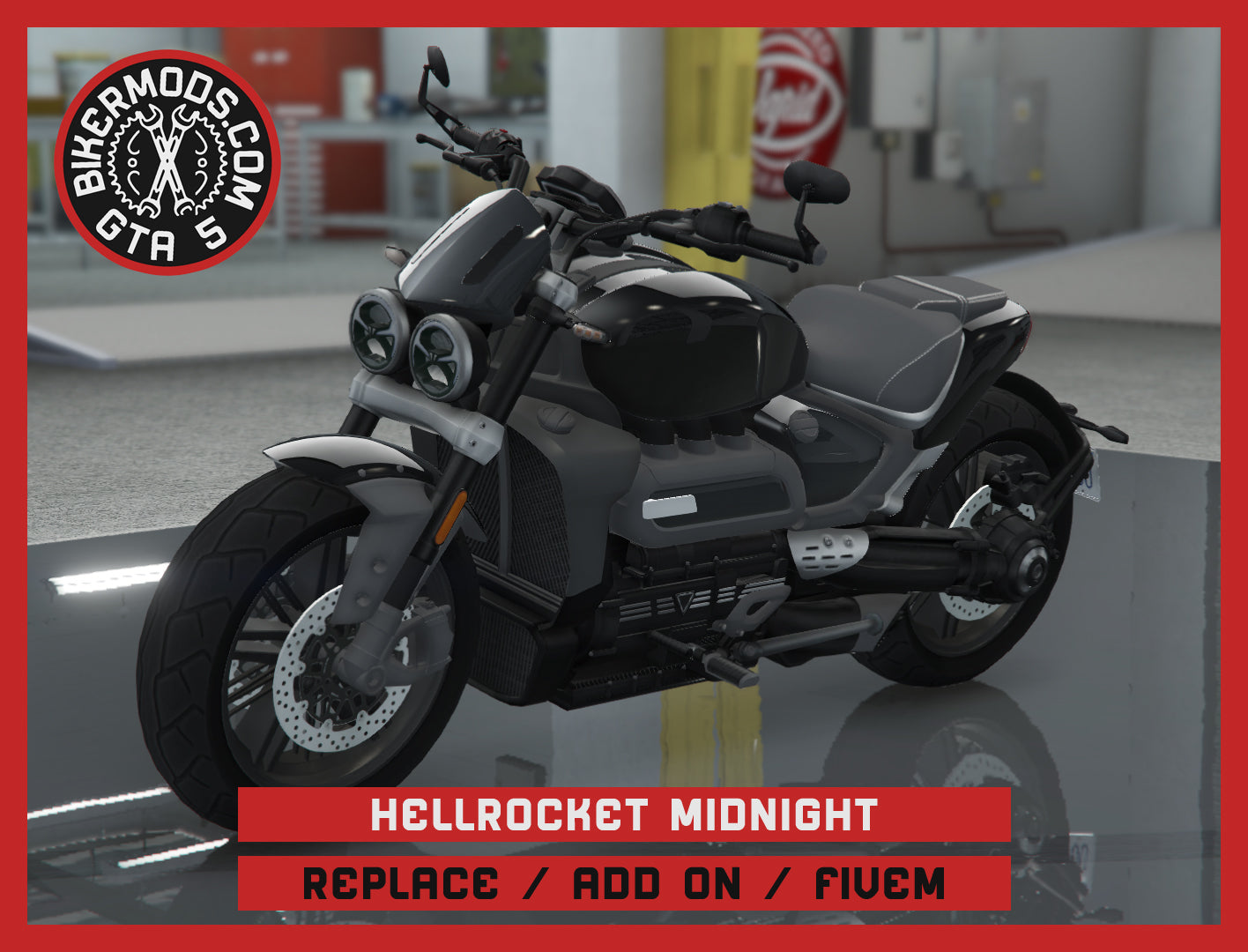 Hellrocket Midnight (Replace / Add On / FiveM) 91k Poly