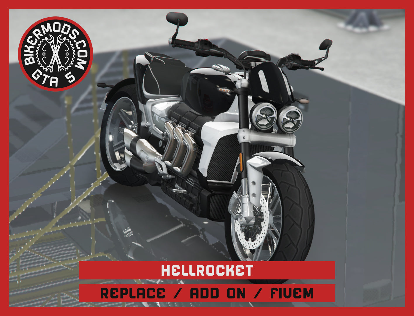 Hellrocket (Replace / Add On / FiveM) 91k Poly