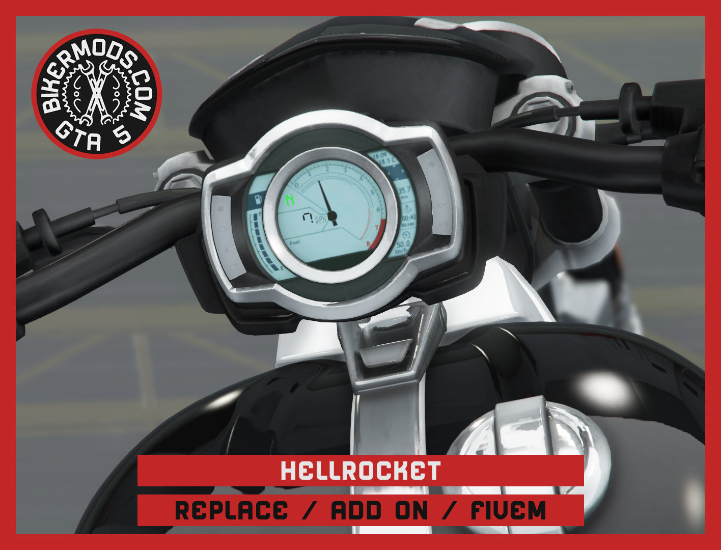 Hellrocket (Replace / Add On / FiveM) 91k Poly