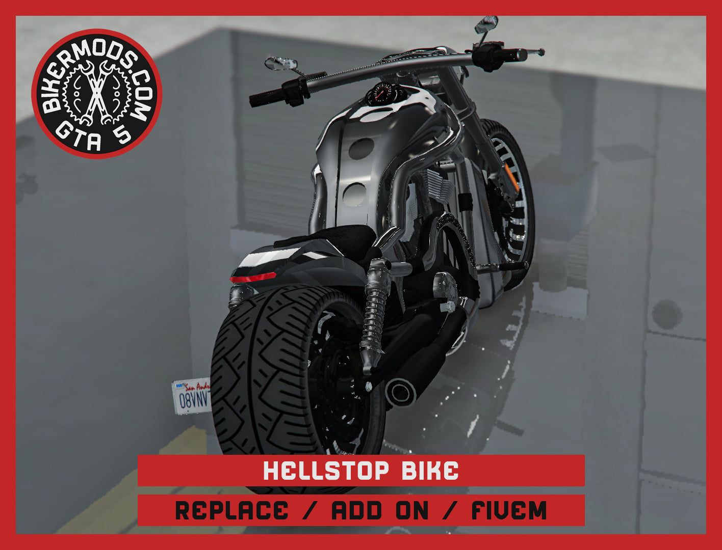 Hellstop Bike (Replace / Add On / FiveM) 189k Poly
