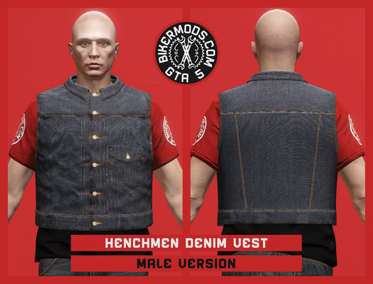 Henchmen Denim Vest (Male)