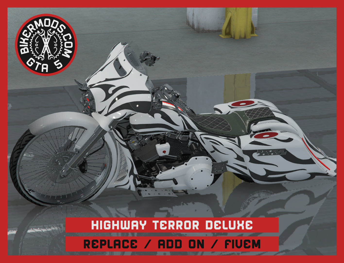 Highway Terror Deluxe (Replace / Add On / FiveM) 186k Poly