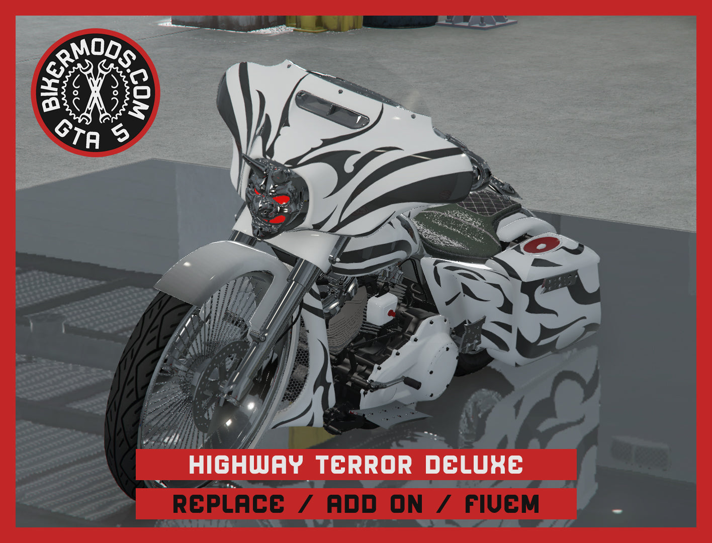 Highway Terror Deluxe (Replace / Add On / FiveM) 186k Poly