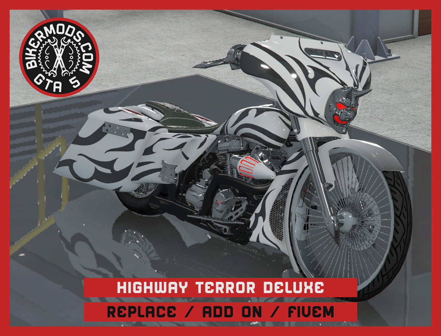 Highway Terror Deluxe (Replace / Add On / FiveM) 186k Poly