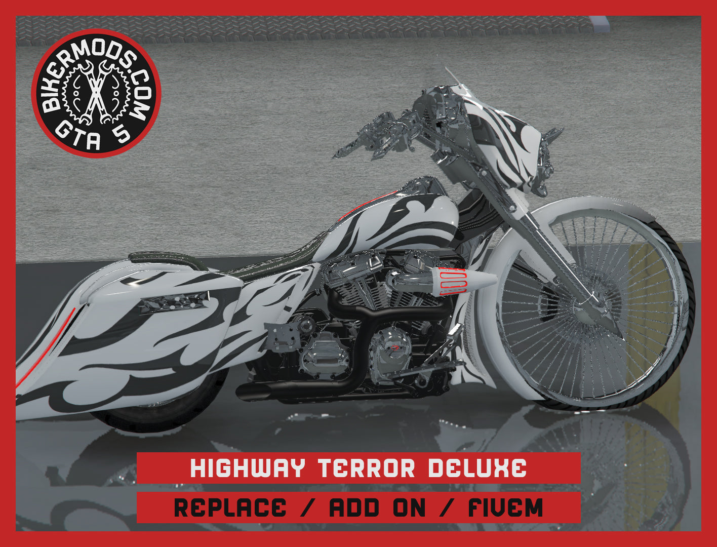 Highway Terror Deluxe (Replace / Add On / FiveM) 186k Poly