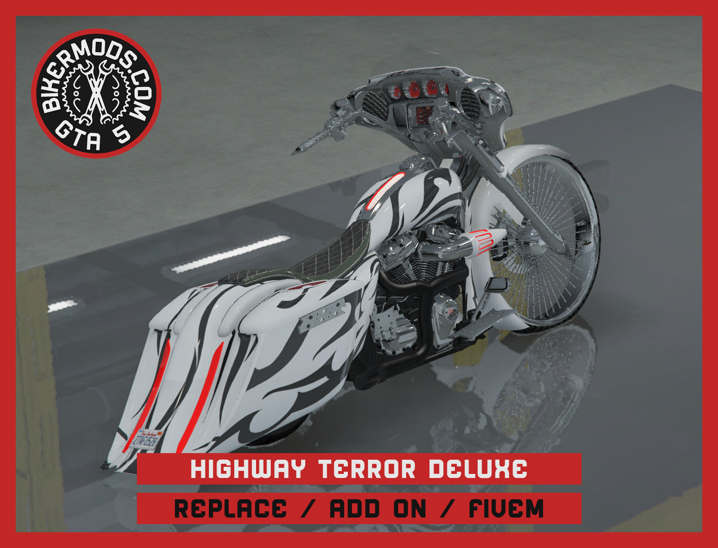Highway Terror Deluxe (Replace / Add On / FiveM) 186k Poly