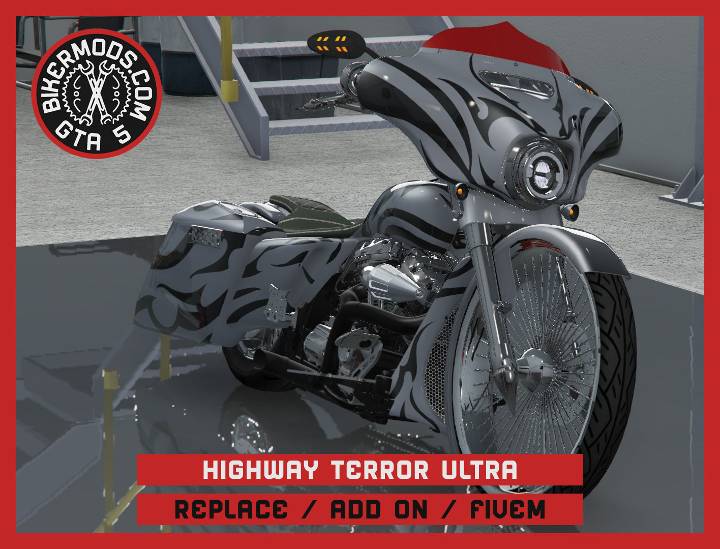 Highway Terror Ultra (Replace / Add On / FiveM) 189k Poly
