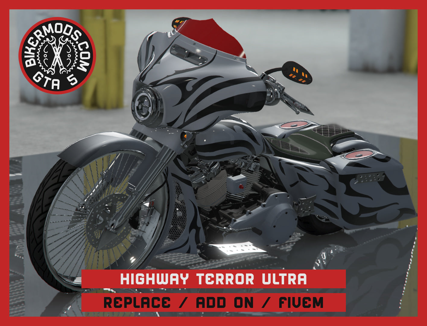 Highway Terror Ultra (Replace / Add On / FiveM) 189k Poly