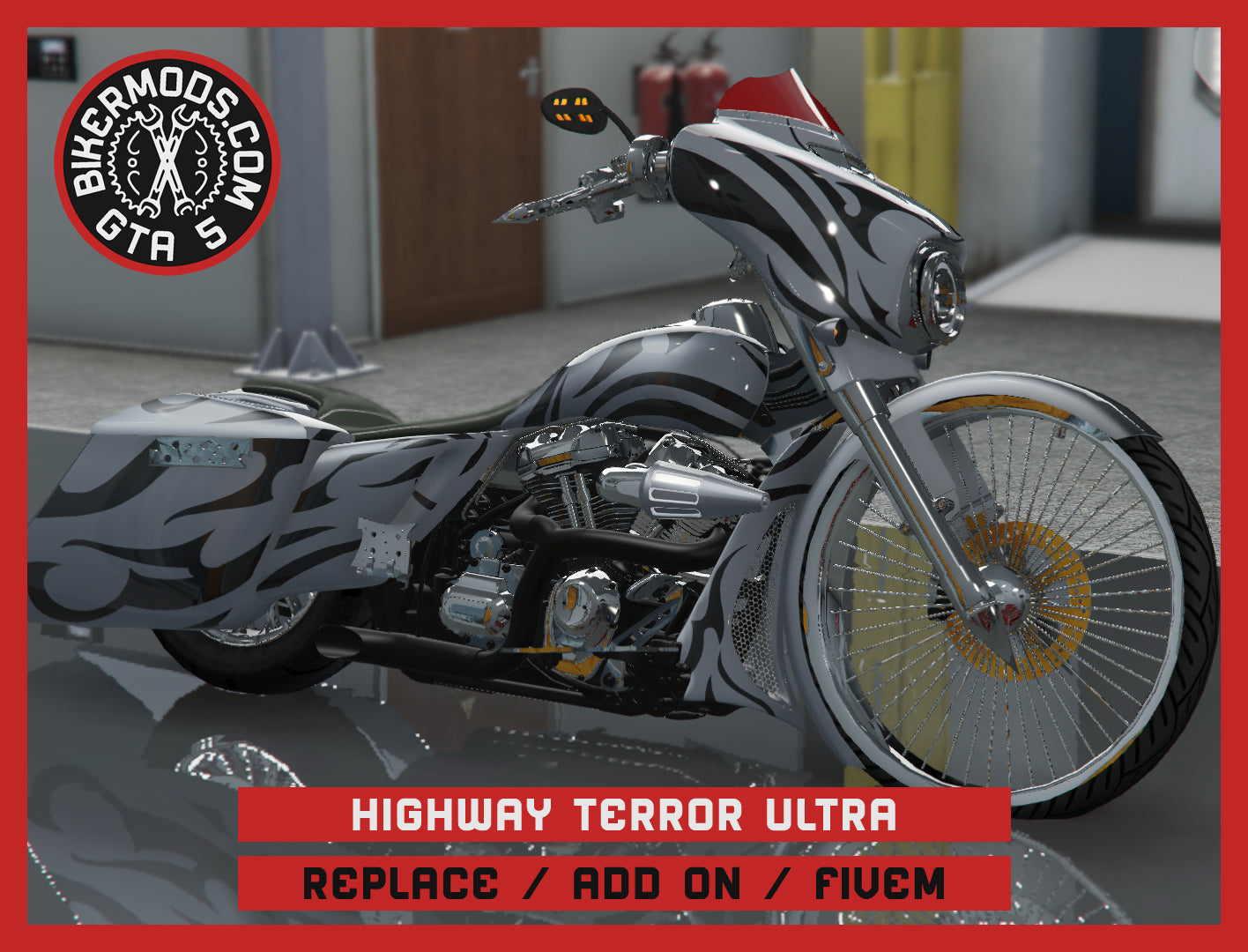 Highway Terror Ultra (Replace / Add On / FiveM) 189k Poly