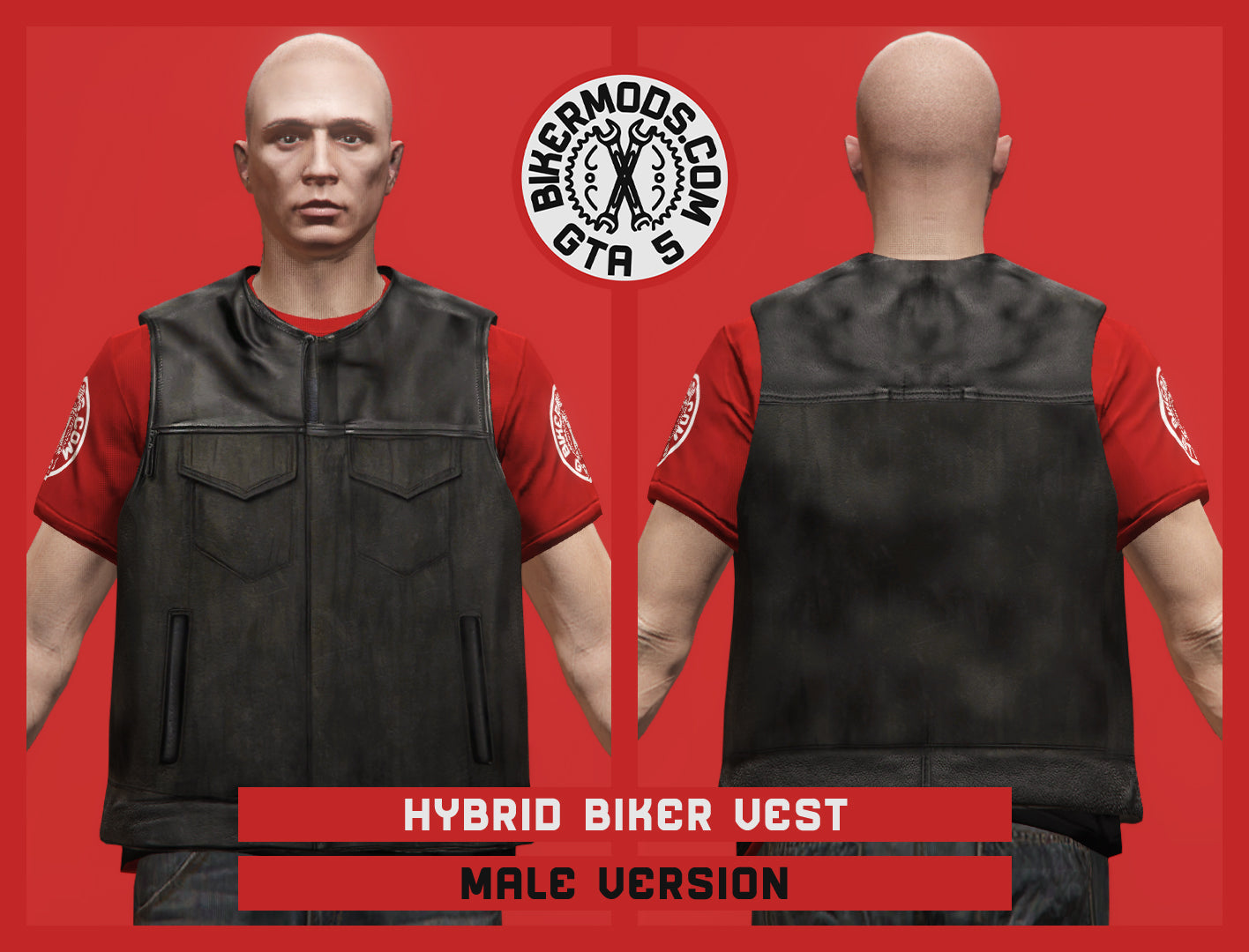 Hybrid Biker Vest (Male)