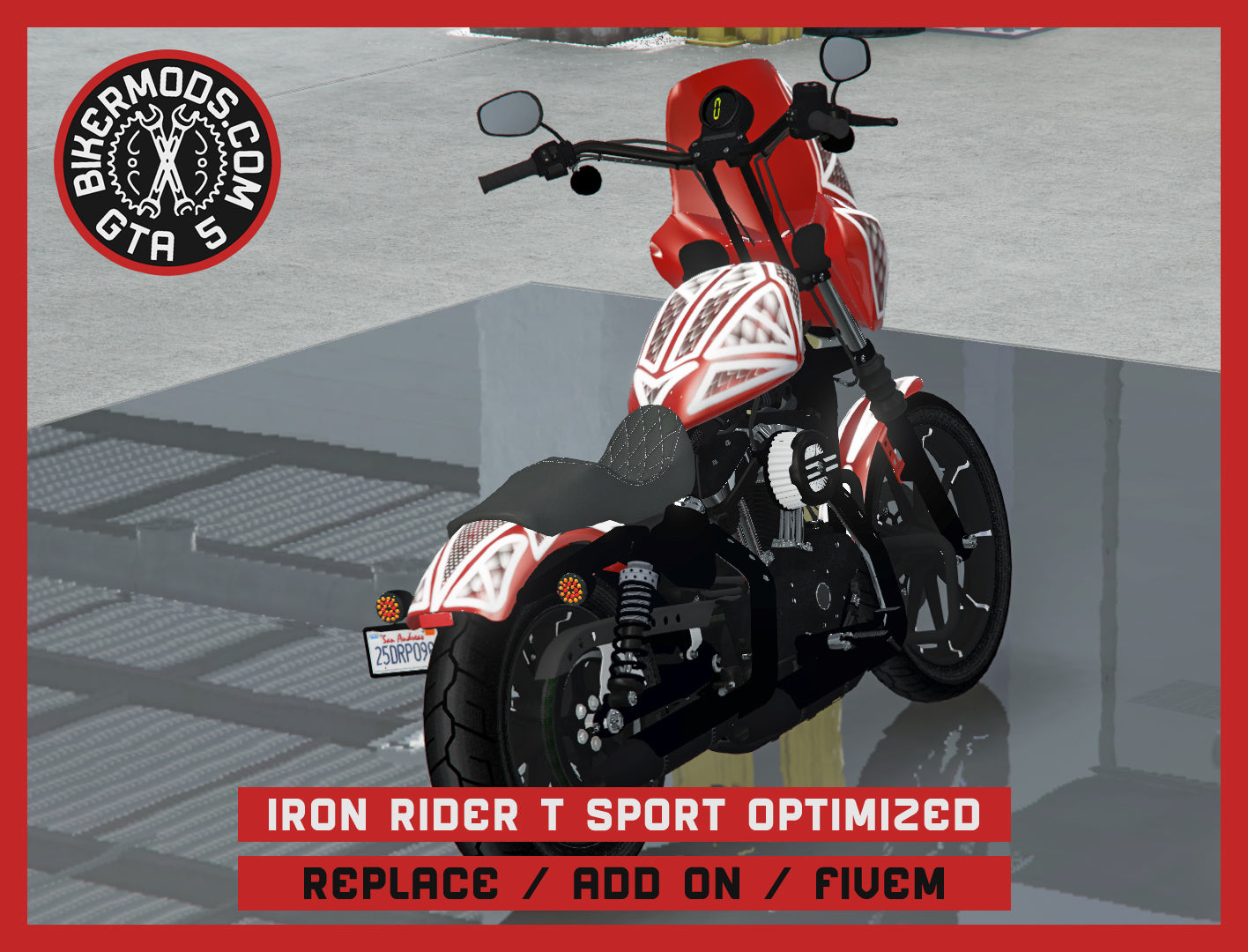 Iron Rider T Sport Optimized (Replace Add On FiveM) 196k Poly