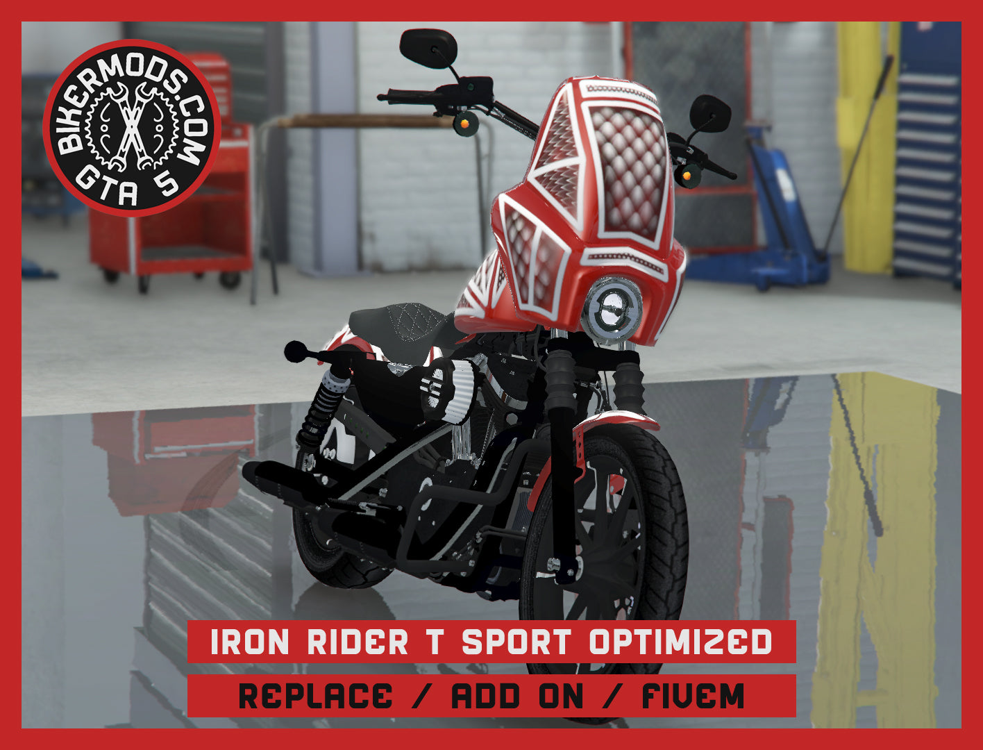 Iron Rider T Sport Optimized (Replace Add On FiveM) 196k Poly