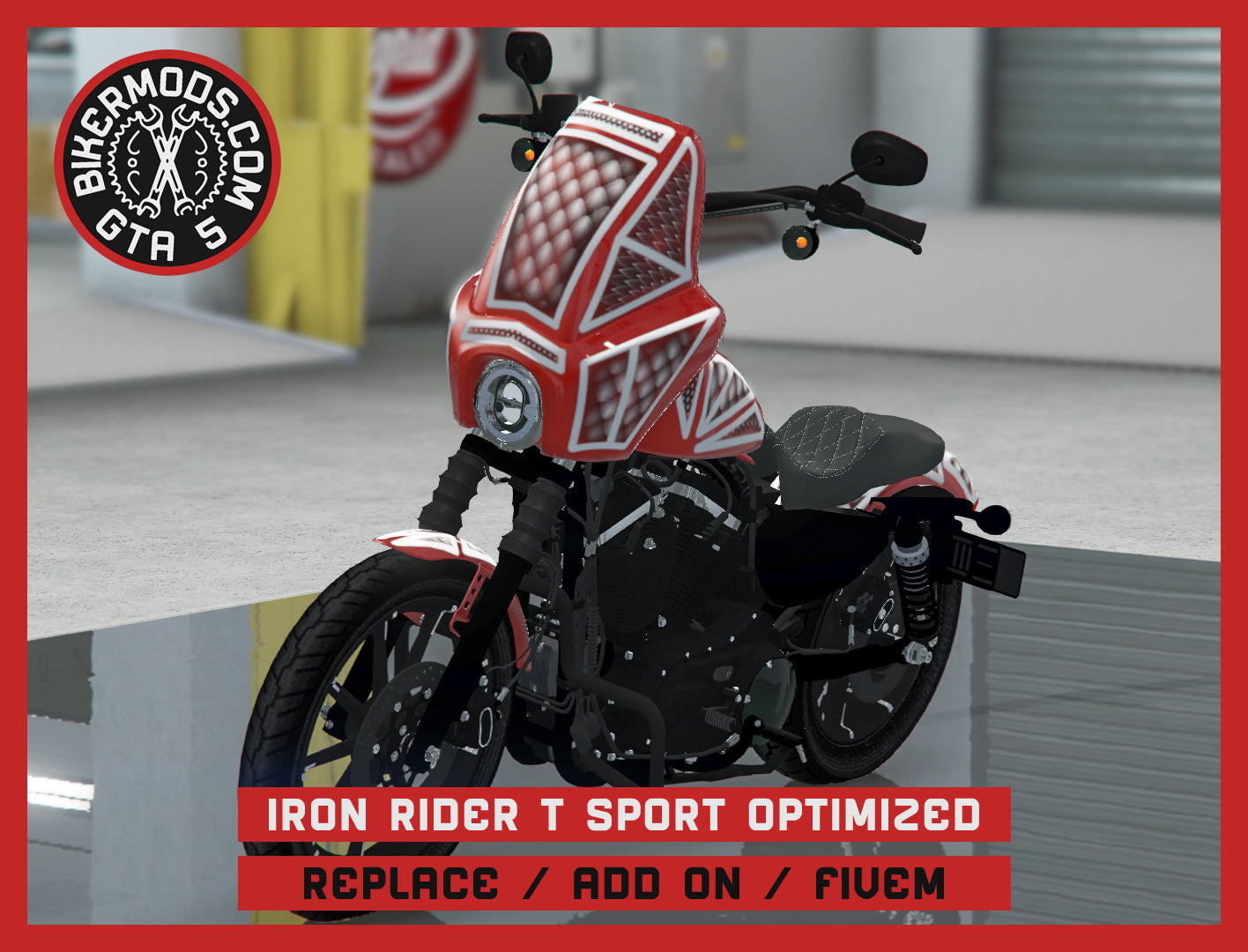 Iron Rider T Sport Optimized (Replace Add On FiveM) 196k Poly