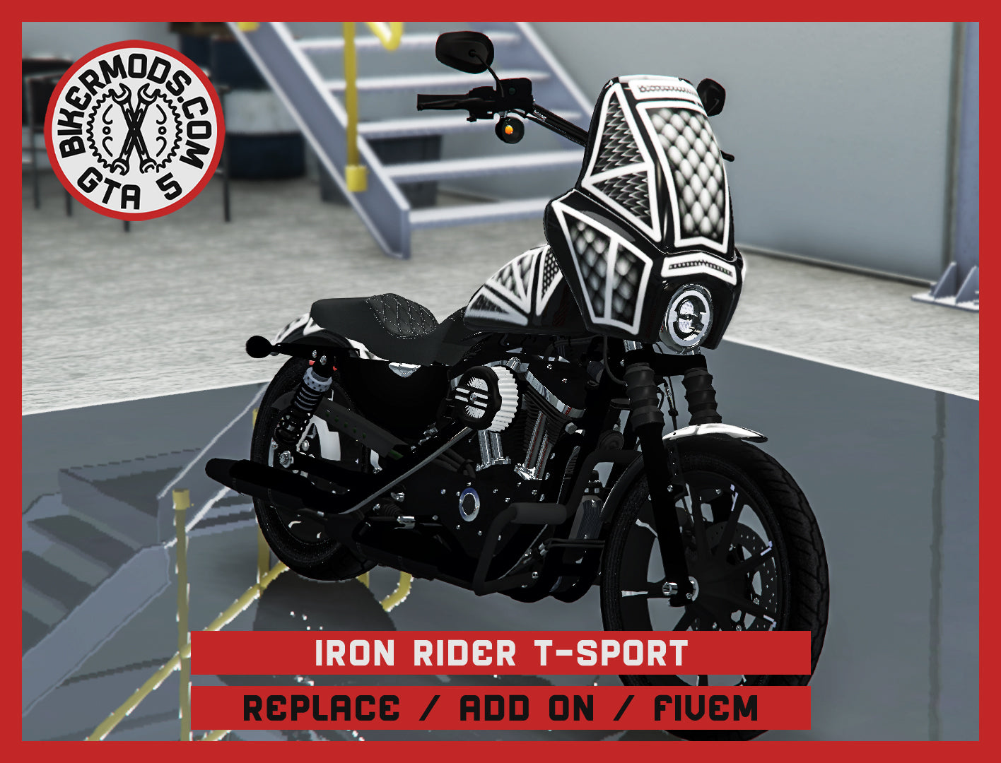 Iron Rider T-Sport (Replace / Add On / FiveM) 209k Poly