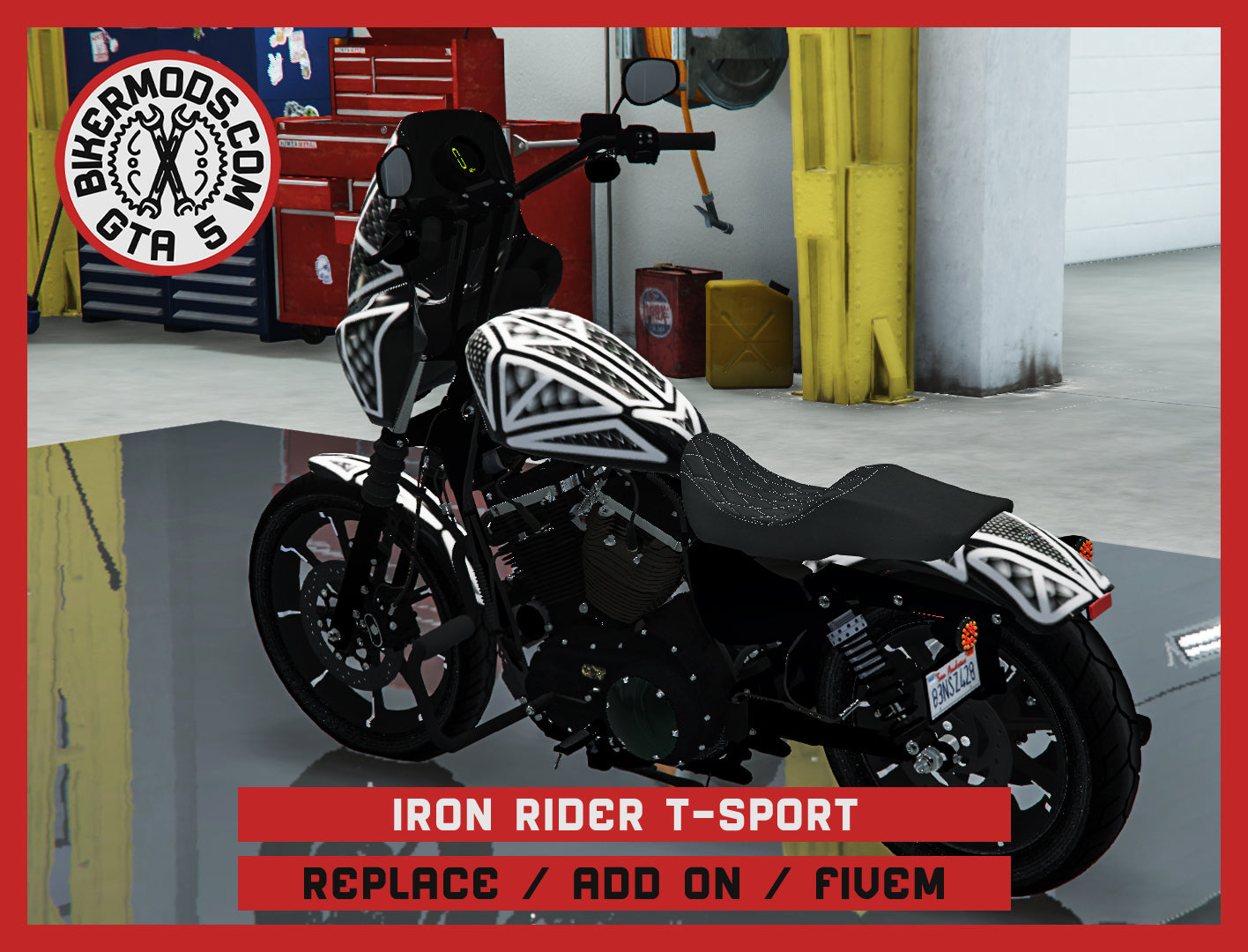 Iron Rider T-Sport (Replace / Add On / FiveM) 209k Poly