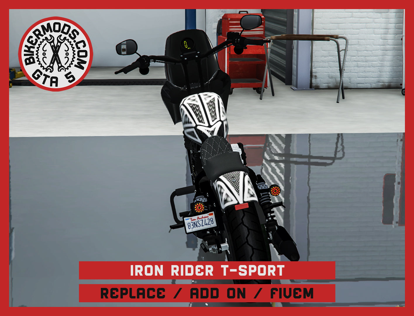 Iron Rider T-Sport (Replace / Add On / FiveM) 209k Poly