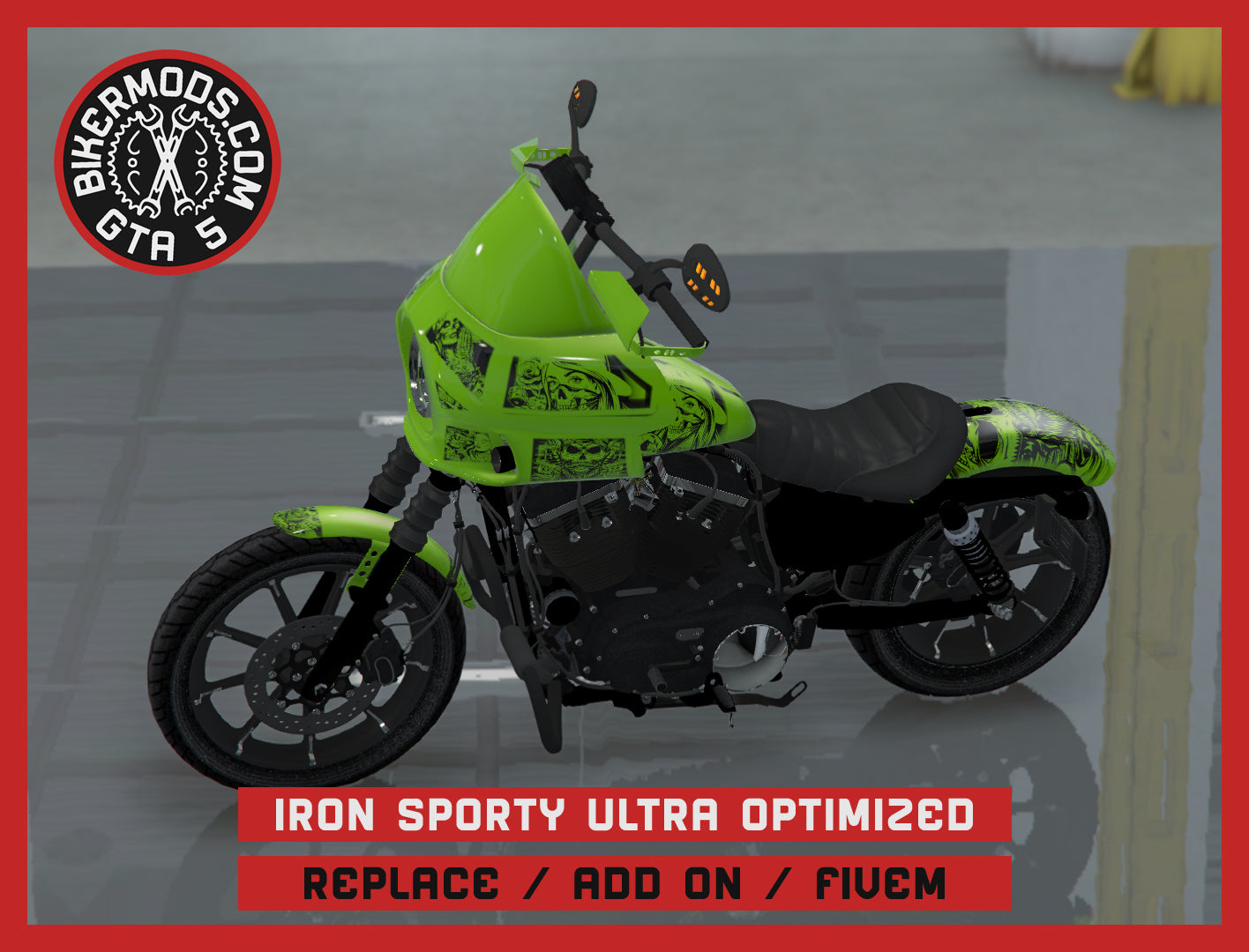 Iron Sporty Ultra Optimized (Replace / Add On / FiveM) 143k Poly