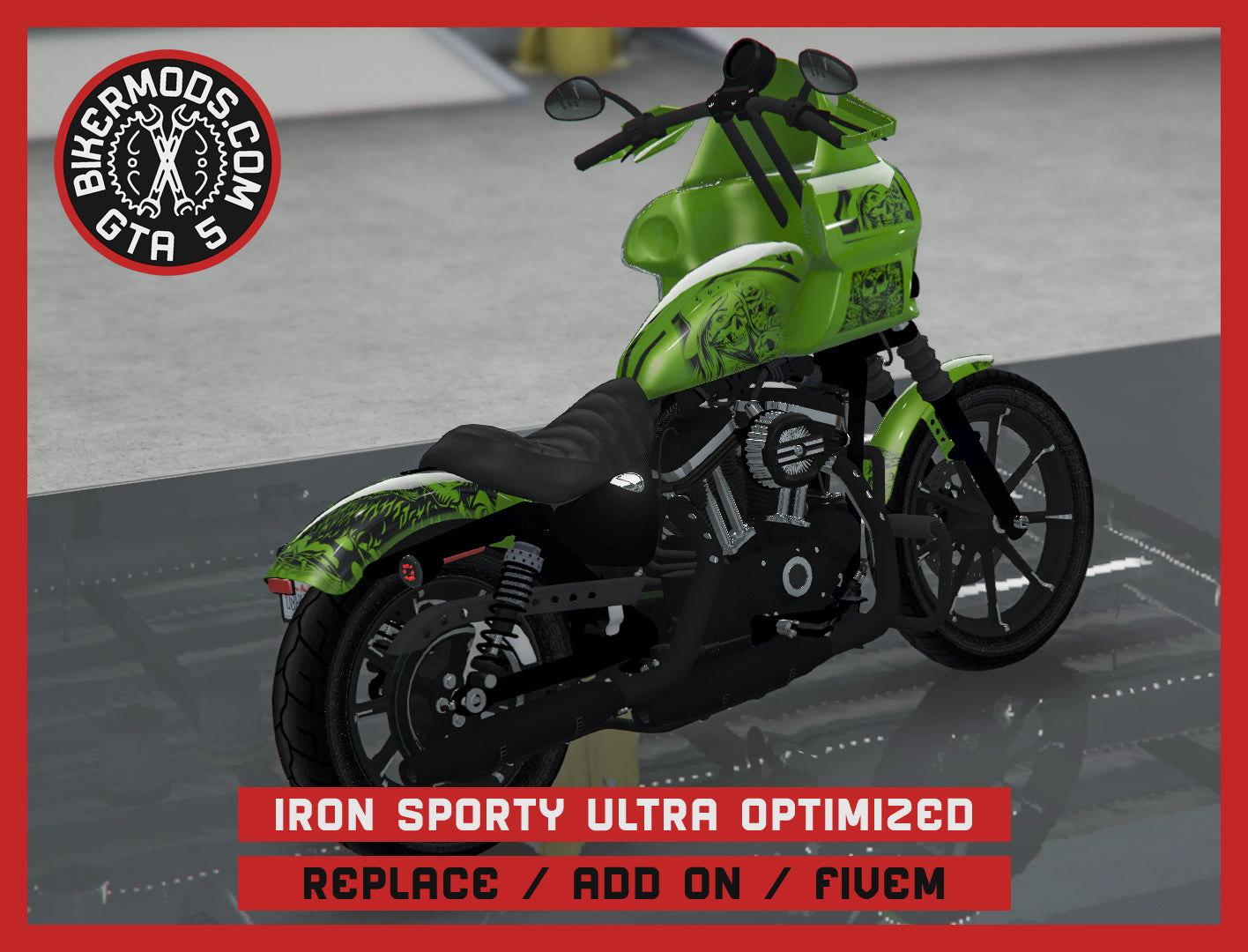 Iron Sporty Ultra Optimized (Replace / Add On / FiveM) 143k Poly