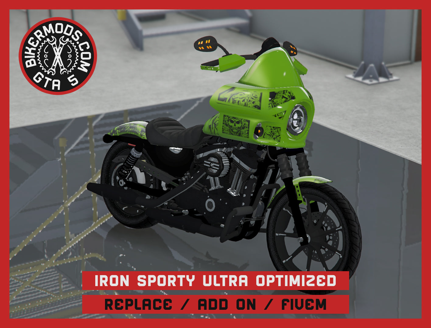 Iron Sporty Ultra Optimized (Replace / Add On / FiveM) 143k Poly