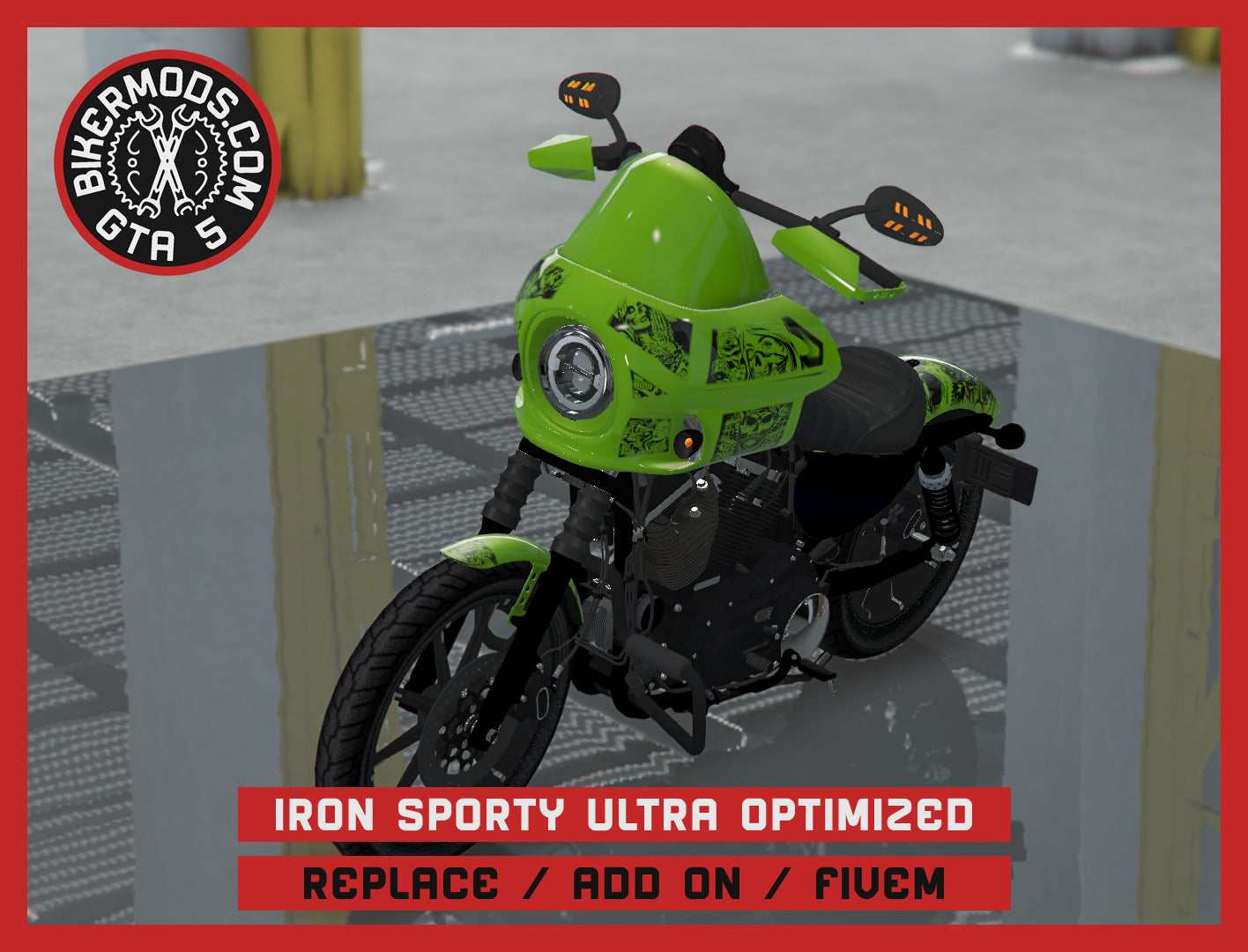 Iron Sporty Ultra Optimized (Replace / Add On / FiveM) 143k Poly