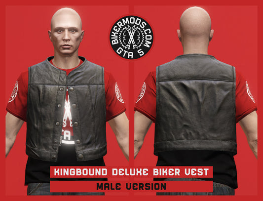 Kingbound Deluxe Biker Vest (Male)