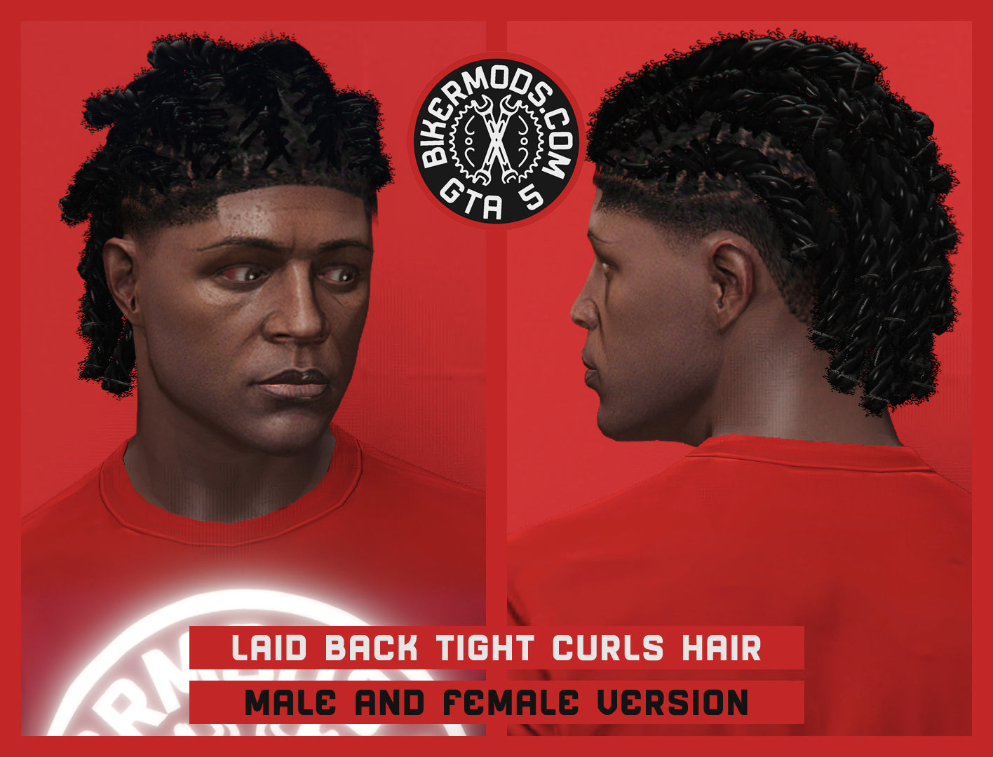 Laid Back Tight Curls Hair