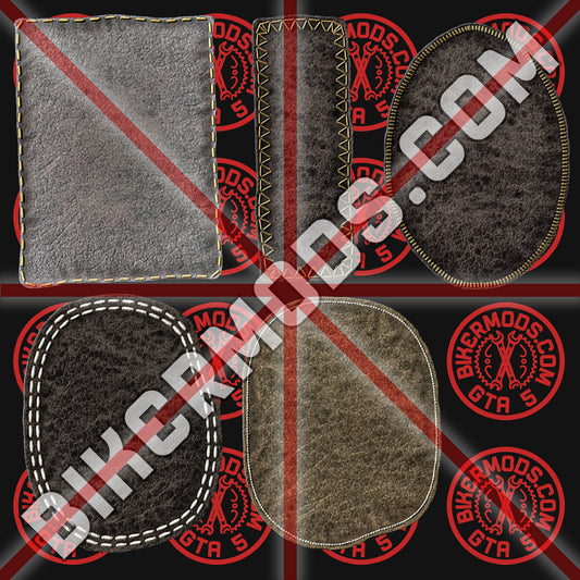 Leather Patch Shapes (Flash Pack)