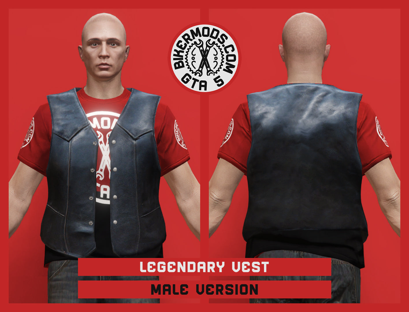 Legendary Vest (Male) Open Style