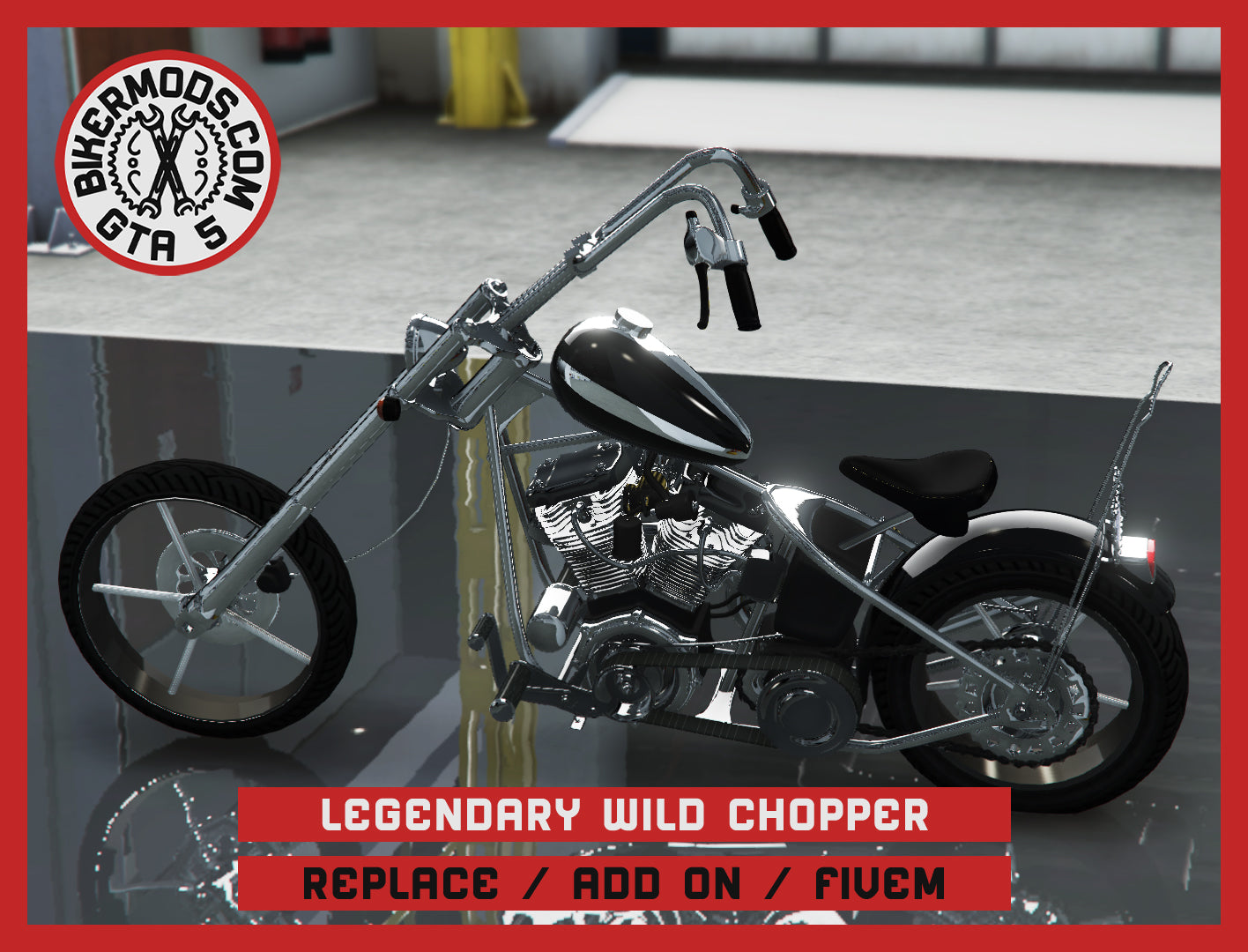 Legendary Wild Chopper (Replace / Add On / FiveM) 493k Poly