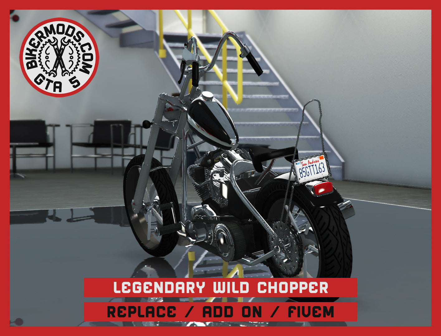 Legendary Wild Chopper (Replace / Add On / FiveM) 493k Poly