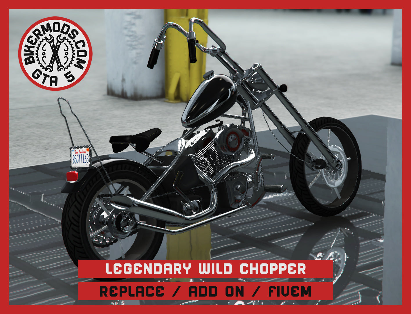 Legendary Wild Chopper (Replace / Add On / FiveM) 493k Poly