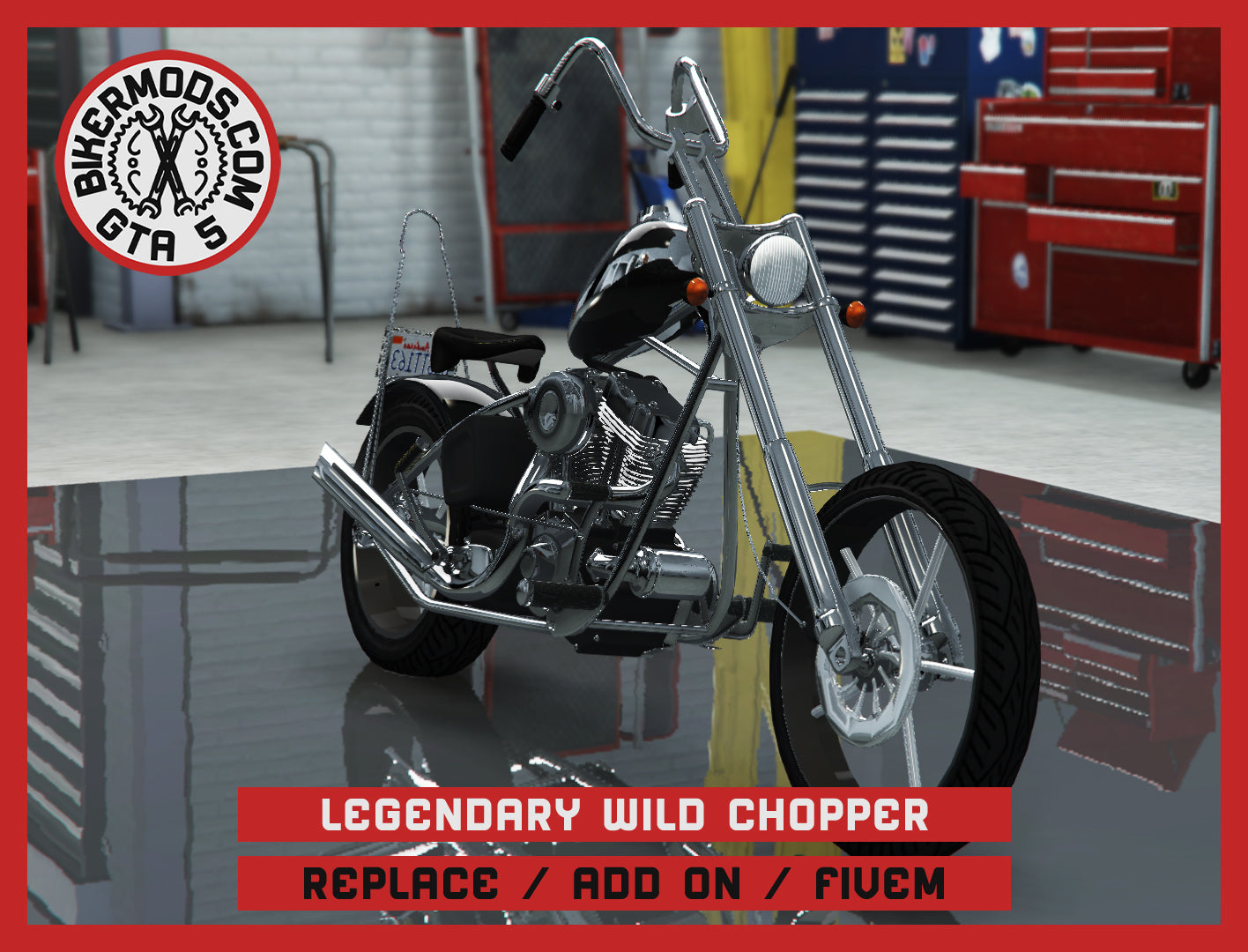 Legendary Wild Chopper (Replace / Add On / FiveM) 493k Poly