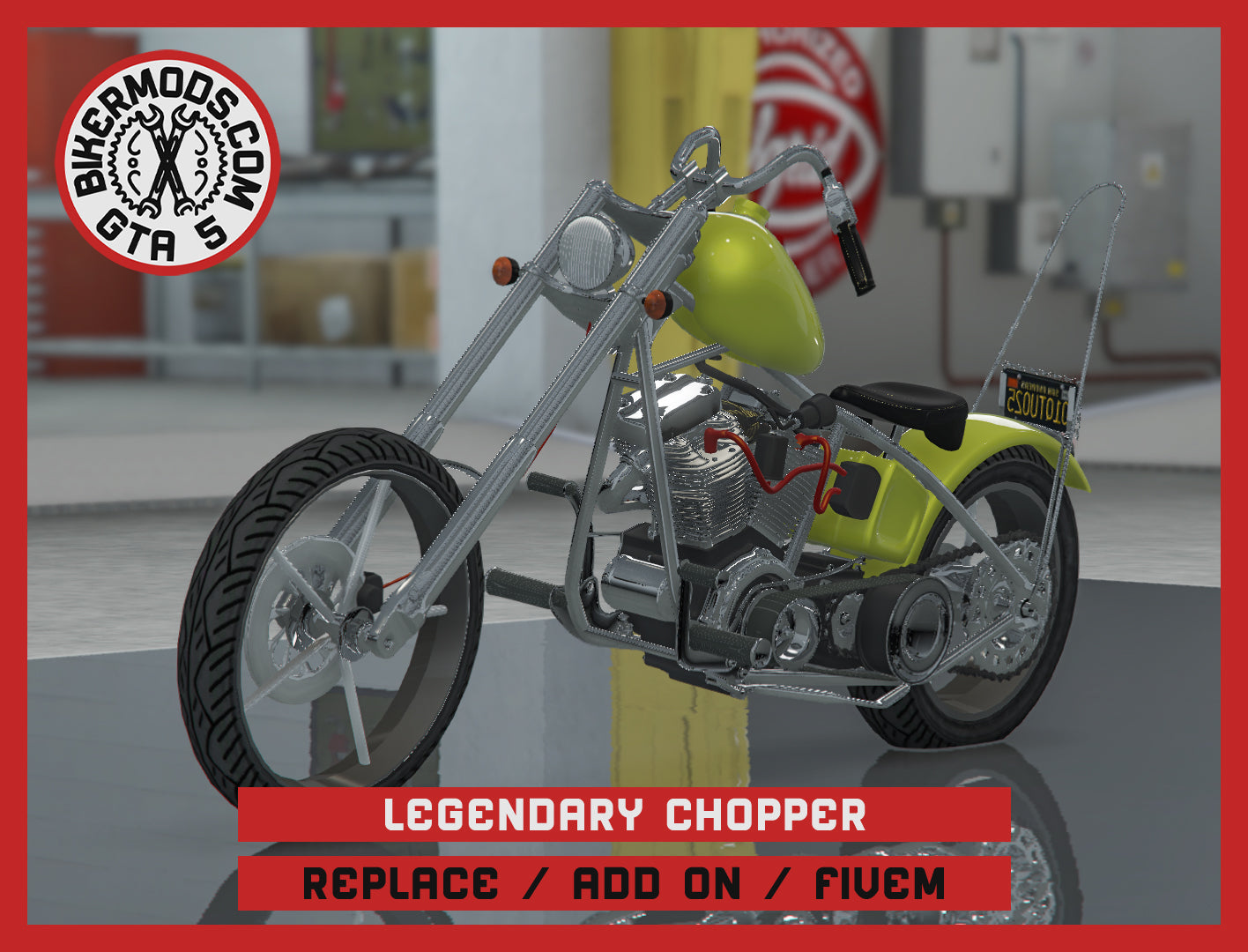 Legendary Chopper (Replace / Add On / FiveM) 494k Poly